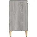Meuble d'évier sonoma gris 58x33x60 cm bois d'ingénierie