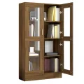 Armoire à vitrine Chêne brun 82,5x30,5x150 cm Bois d'ingénierie