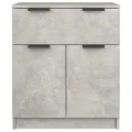 Buffet Gris béton 60x30x70 cm Bois d'ingénierie