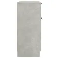 Buffet Gris béton 60x30x70 cm Bois d'ingénierie