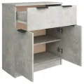 Buffet Gris béton 60x30x70 cm Bois d'ingénierie