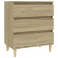 Buffet Chêne sonoma 60x35x70 cm Bois d'ingénierie