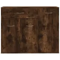 Buffet Chêne fumé 88x30x70 cm Bois d'ingénierie