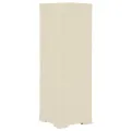 Armoire plastique 40x43x125 cm design de bois blanc angora