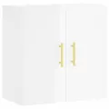Armoire murale Blanc brillant 60x31x60 cm Bois d'ingénierie
