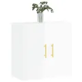 Armoire murale Blanc brillant 60x31x60 cm Bois d'ingénierie