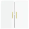 Armoire murale Blanc brillant 60x31x60 cm Bois d'ingénierie