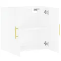 Armoire murale Blanc brillant 60x31x60 cm Bois d'ingénierie