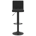 Tabourets de bar 2 pcs Noir Velours