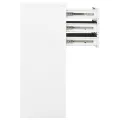 Armoire de bureau Blanc 90x40x102 cm Acier