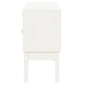 Buffet Blanc 110x40x78 cm Bois massif de pin