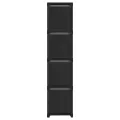 Étagère à 12 cubes avec boîtes Noir 103x30x141 cm Tissu