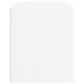 Table de chevet Blanc brillant 50x39x47 cm