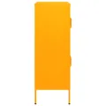 Armoire de rangement Jaune moutarde 80x35x101,5 cm Acier