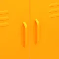 Armoire de rangement Jaune moutarde 80x35x101,5 cm Acier