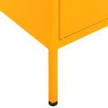 Armoire de rangement Jaune moutarde 80x35x101,5 cm Acier