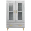 Buffet Sonoma gris 70x31x115 cm Bois d'ingénierie