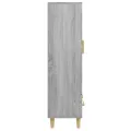 Buffet Sonoma gris 70x31x115 cm Bois d'ingénierie