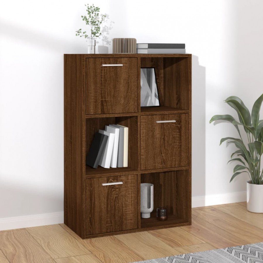 Armoire de rangement Chêne marron 60x29,5x90 cm