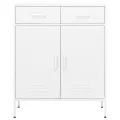 Armoire de rangement Blanc 80x35x101,5 cm Acier