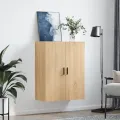 Armoire murale chêne sonoma 69,5x34x90 cm