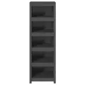 Bibliothèque Gris 50x35x154 cm Bois de pin massif
