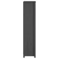 Bibliothèque Gris 50x35x154 cm Bois de pin massif