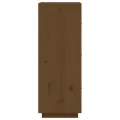 Buffet haut Marron miel 34x40x108,5 cm Bois massif de pin