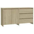 Buffets 2 pcs Chêne sonoma Bois d'ingénierie