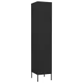 Armoire à casiers Noir 35x46x180 cm Acier