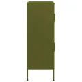 Armoire de rangement Vert olive 80x35x101,5 cm Acier
