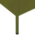 Armoire de rangement Vert olive 80x35x101,5 cm Acier