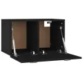 Armoire murale Noir 60x36,5x35 cm Bois d'ingénierie