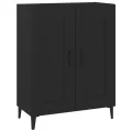Buffet Noir 69,5x34x90 cm Bois d'ingénierie
