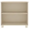 Buffet HAMAR Marron miel 85x35x80 cm Bois massif de pin