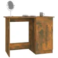 Bureau Chêne fumé 100x50x76 cm Bois d'ingénierie