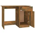 Bureau Chêne fumé 100x50x76 cm Bois d'ingénierie