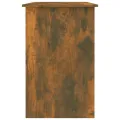 Bureau Chêne fumé 100x50x76 cm Bois d'ingénierie