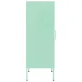 Armoire de rangement Vert menthe 42,5x35x101,5 cm Acier