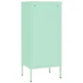 Armoire de rangement Vert menthe 42,5x35x101,5 cm Acier