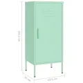 Armoire de rangement Vert menthe 42,5x35x101,5 cm Acier
