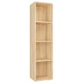 Bibliothèque/Meuble TV Chêne sonoma 36 x 30 x 143 cm Aggloméré