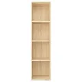Bibliothèque/Meuble TV Chêne sonoma 36 x 30 x 143 cm Aggloméré
