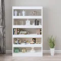 Bibliothèque/Séparateur de pièce Blanc 100x30x166 cm