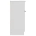 Buffet Blanc 30x30x70 cm Bois d'ingénierie