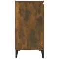 Buffet Chêne fumé 104x35x70 cm Bois d'ingénierie