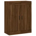 Armoires murales 2 pcs chêne marron bois d'ingénierie