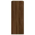 Armoires murales 2 pcs chêne marron bois d'ingénierie