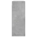 Armoire murale gris béton 69,5x34x90 cm bois d'ingénierie
