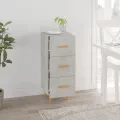 Buffet Gris béton 34,5x34x90 cm Bois d'ingénierie
